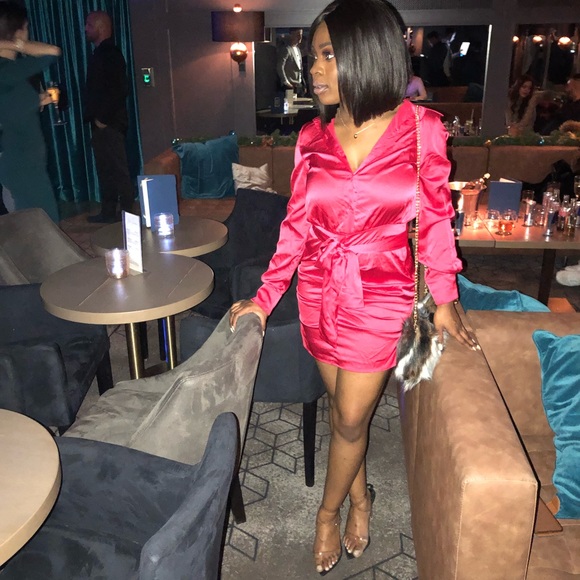 Red Robe Dress - Picture 2 of 2